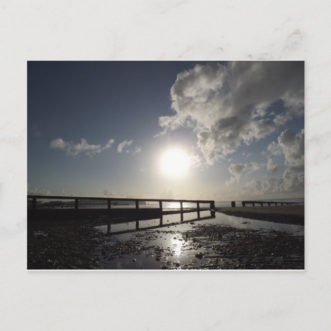 Isle of Wight Beach Vykort (Framsida)