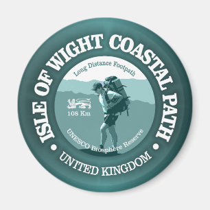 Isle of Wight Coastal Väg (T) Magnet