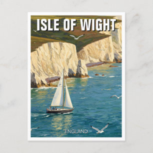 Isle of Wight England Travel Vykort