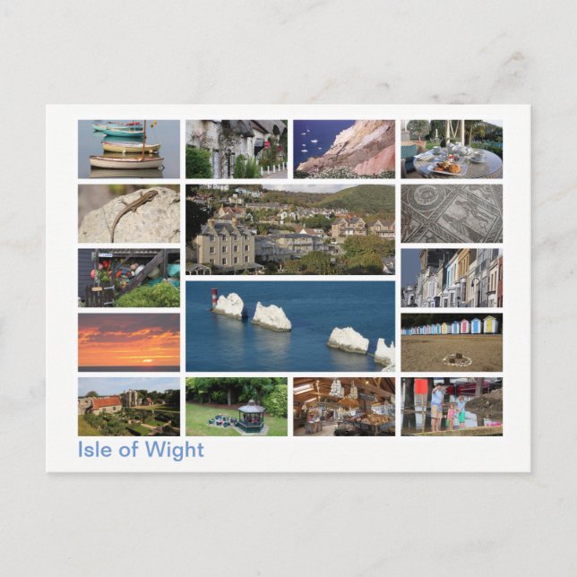 Isle of Wight multi-image 2 Vykort (Framsida)