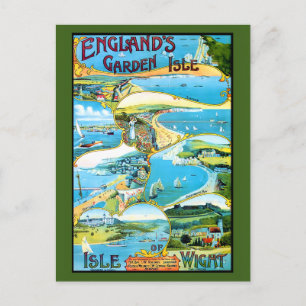 Isle of Wight Travel Poster Vykort