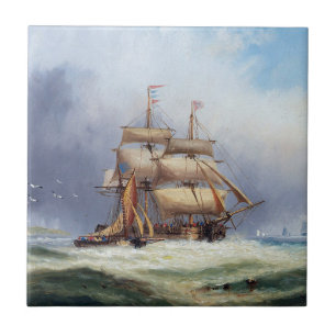 Isle of Wright Pilotbåt 1887 Kakelplatta