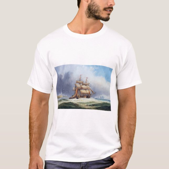 Isle of Wright Pilotbåt 1887 T Shirt (Framsida)