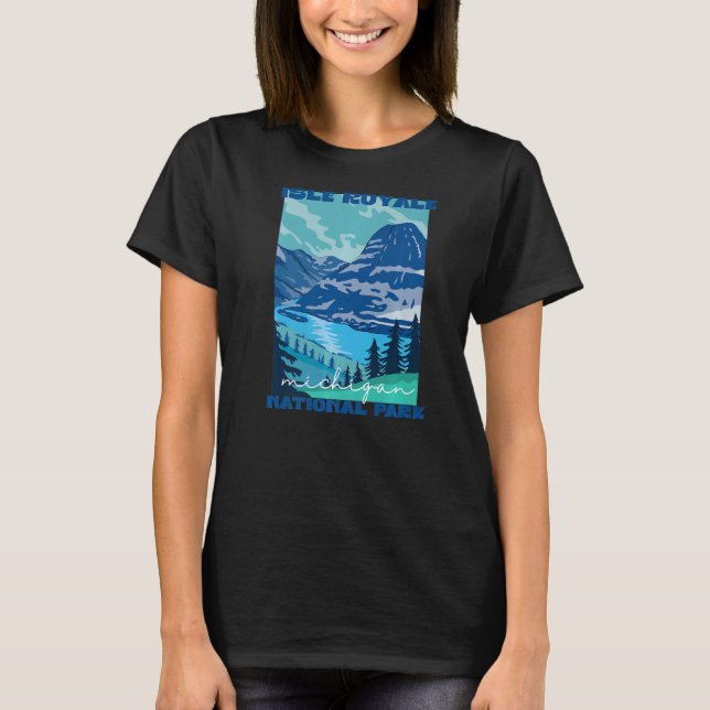 Isle Royal nationalpark T Shirt (Framsida)