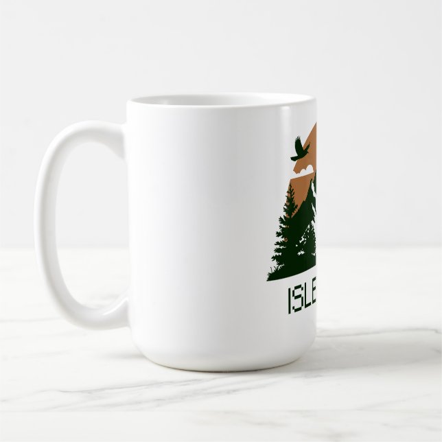 Isle Royale - Michigan Kaffemugg (Vänster)