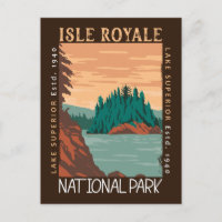 Isle Royale National Park Lake Superior i nöd