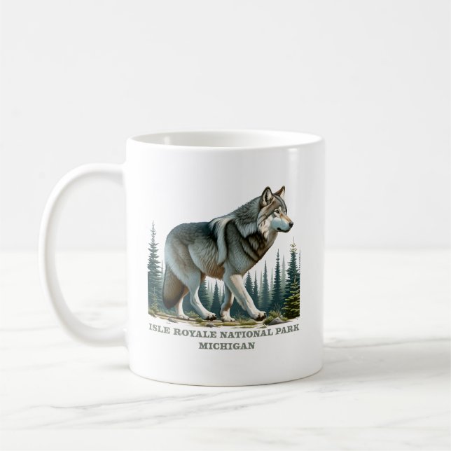 Isle Royale National Park, Michigan Kaffemugg (Vänster)