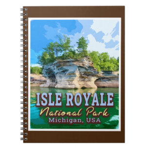 ISLE ROYALE NATIONAL PARK - MICHIGAN United STATER Anteckningsbok