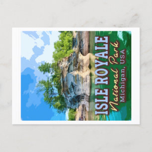 ISLE ROYALE NATIONAL PARK - MICHIGAN United STATER Vykort