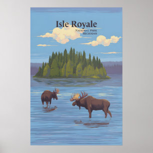 Isle Royale National Park - Reseskylt Poster