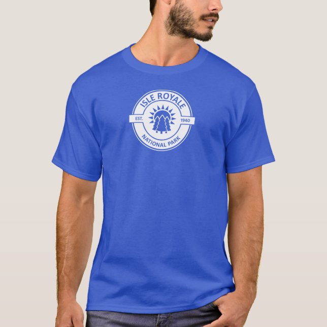 Isle Royale National Park T Shirt (Framsida)