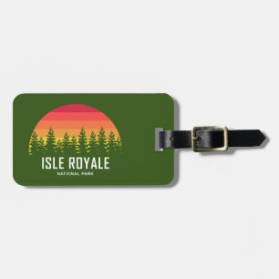 Isle Royale nationalpark Bagagebricka
