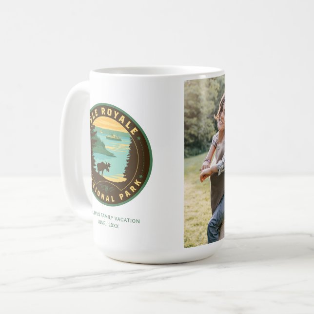 Isle Royale nationalpark Kaffemugg (Framsida vänster)
