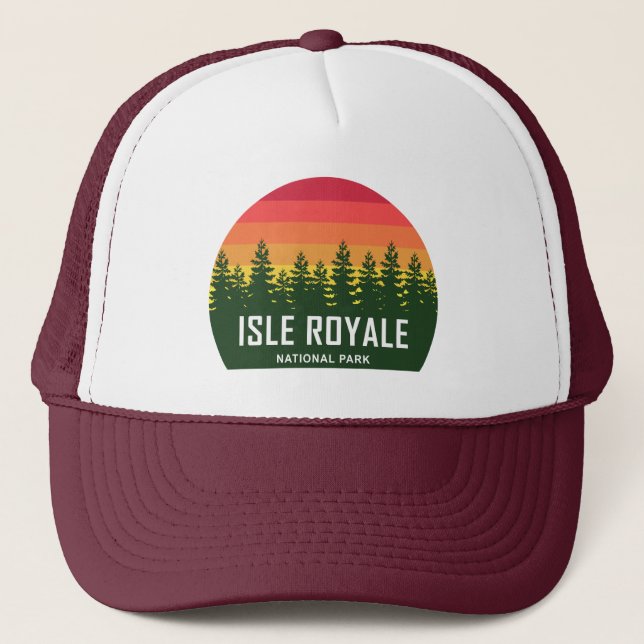 Isle Royale nationalpark Keps (Framsida)