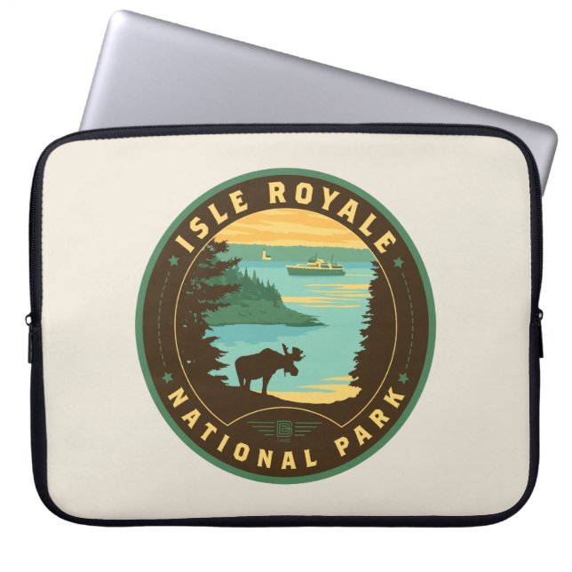 Isle Royale nationalpark Laptop Fodral (Framsidan)