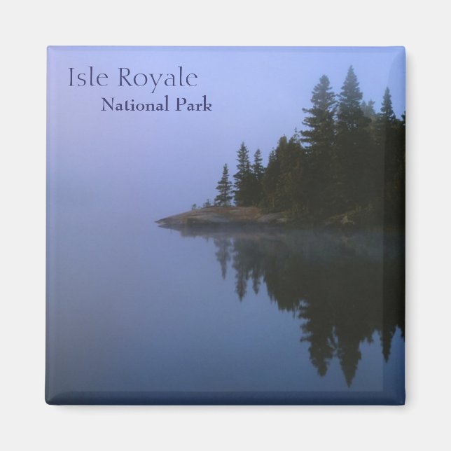 Isle Royale nationalpark Magnet (Framsidan)