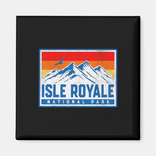 Isle Royale nationalpark  Magnet (Framsidan)