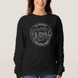 Isle Royale nationalpark Michigan Monoline T Shirt