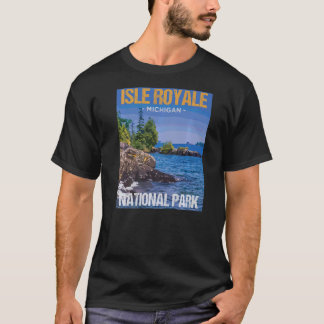 Isle Royale nationalpark Michigan Poster T Shirt
