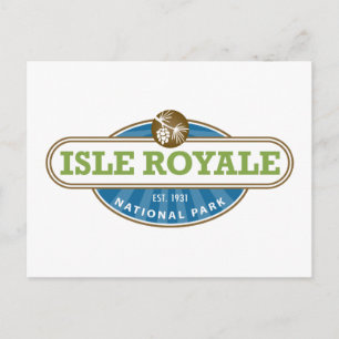 Isle Royale nationalpark - Michigan Vykort