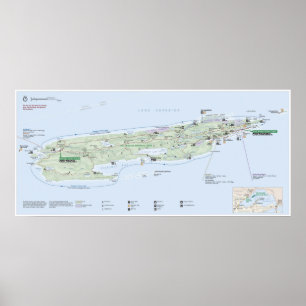 Isle Royale nationalpark Poster