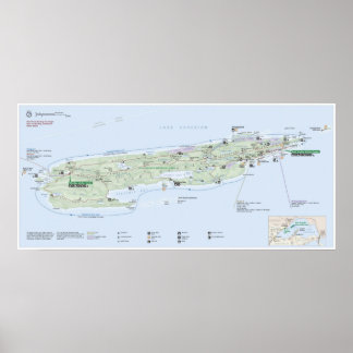 Isle Royale nationalpark Poster