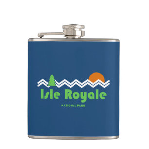 Isle Royale nationalpark Retro Fickplunta