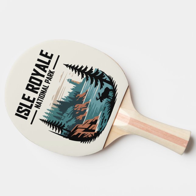 Isle Royale nationalpark Scenia Wilderness Pingisracket (Sidan)