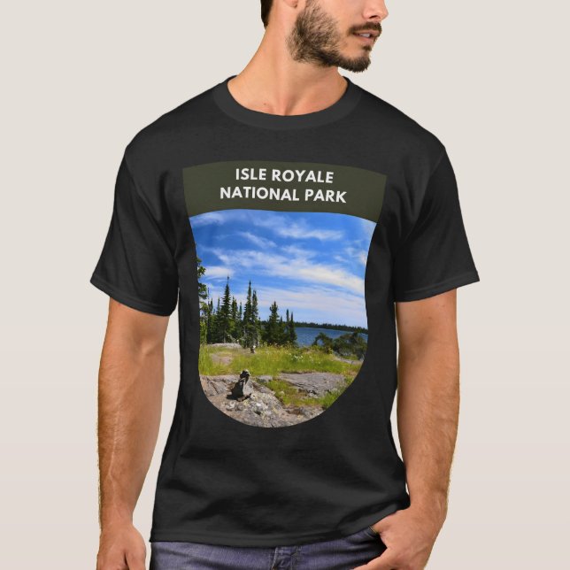Isle Royale nationalpark T Shirt (Framsida)