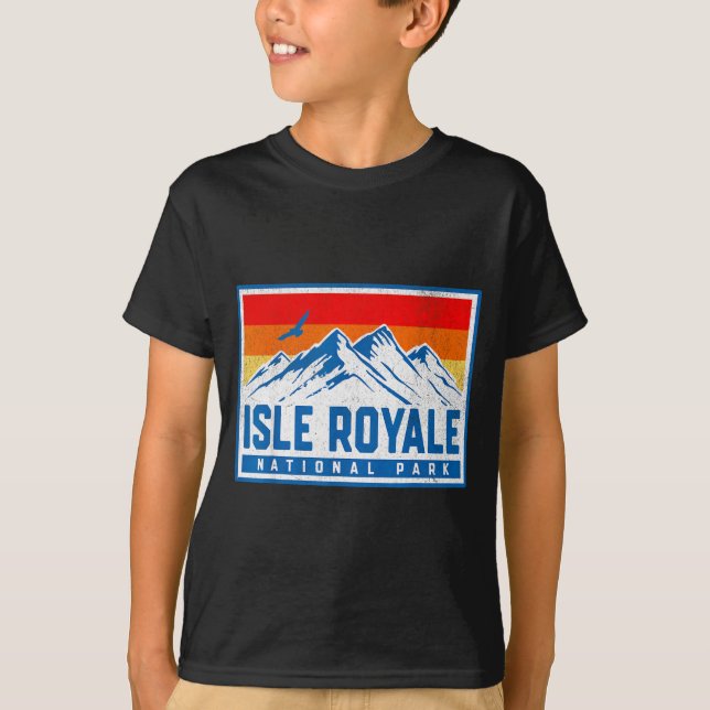 Isle royale nationalpark  t shirt (Framsida)