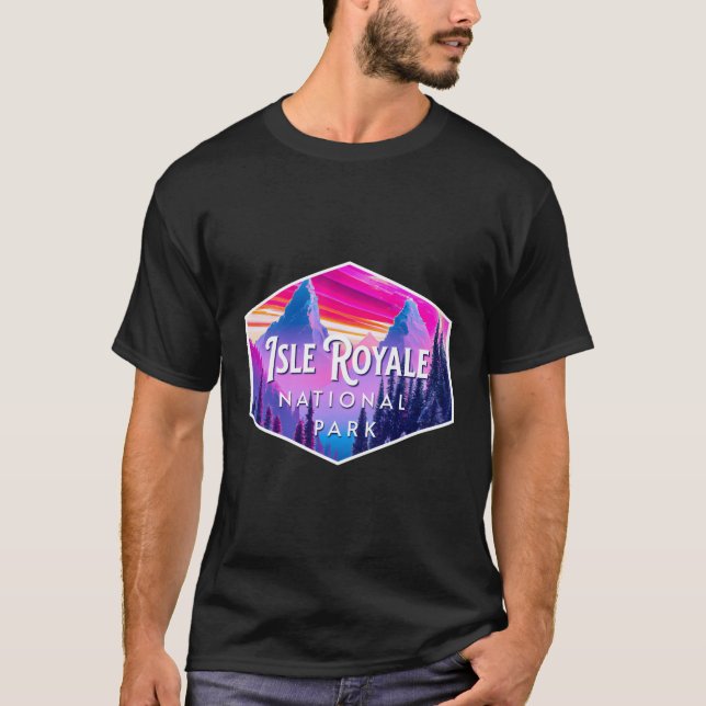 Isle Royale nationalpark T Shirt (Framsida)