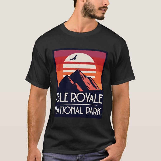 Isle Royale nationalpark T Shirt (Framsida)