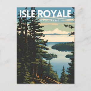 Isle Royale nationalparksresor Vykort