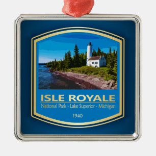 Isle Royale NP (PF1) Julgransprydnad Metall