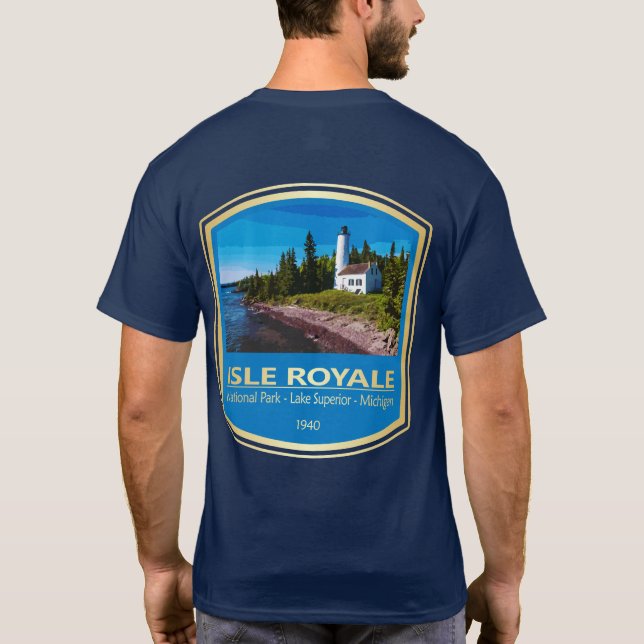 Isle Royale NP (PF1) T Shirt (Baksida)
