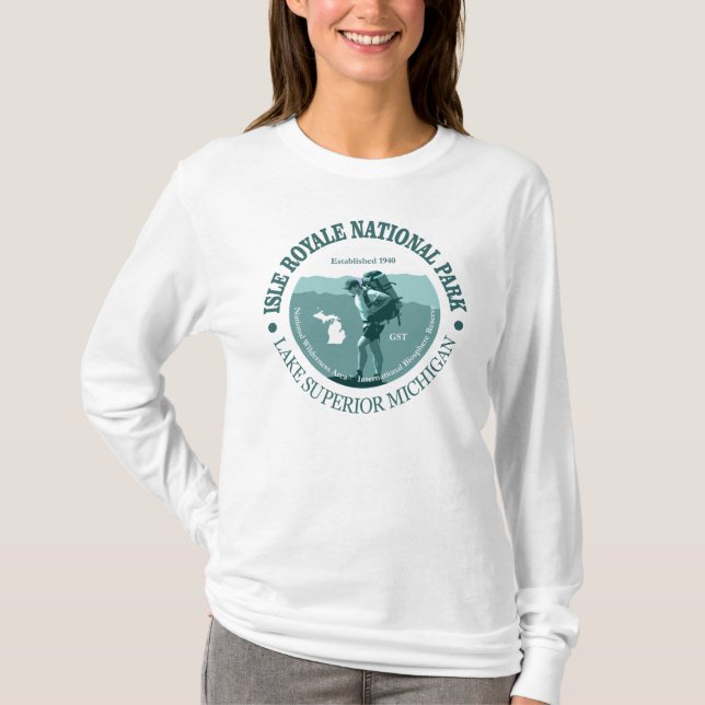 Isle Royale NP Tee Shirt (Framsida)