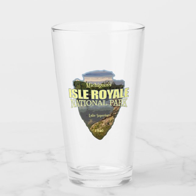 Isle Royale (pilspets) Glaskopp (Framsida)