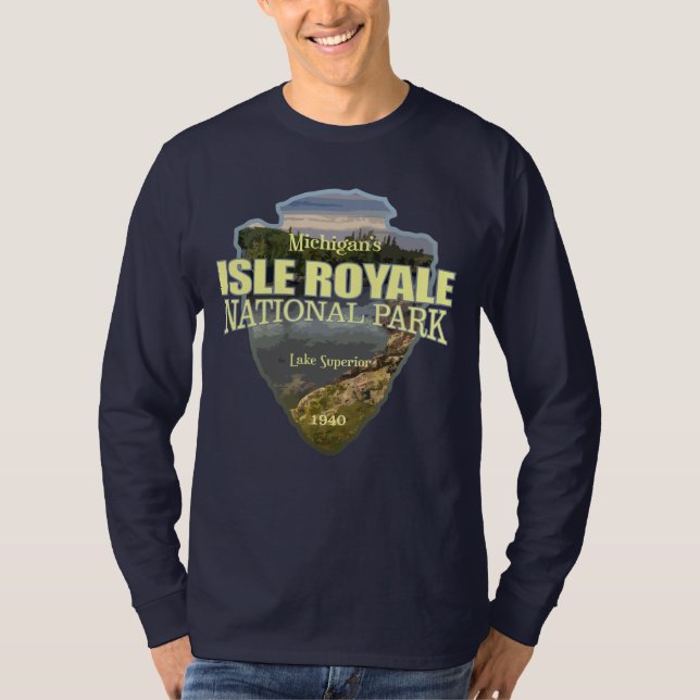 Isle Royale (pilspets) T Shirt (Framsida)