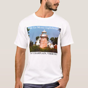 IsleLaMotte fyr, Vermont T-tröja T-shirt