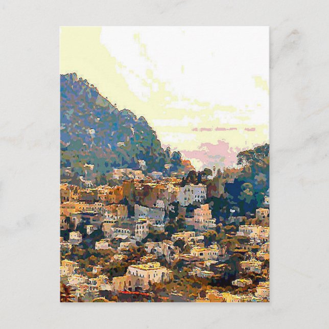 Islen av Capri Vykort (Framsida)