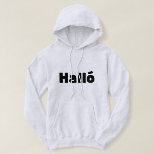 Íslenska-Hejen på isländska Halló Hoodie