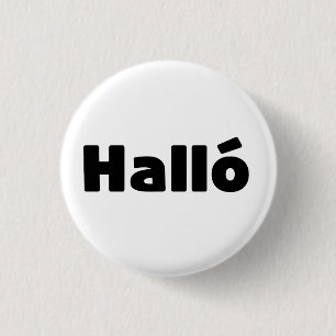 Íslenska-Hejen på isländska Halló Knapp