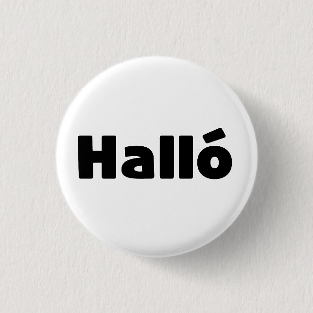 Íslenska-Hejen på isländska Halló Knapp (Framsida)