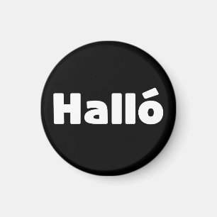 Íslenska-Hejen på isländska Halló Magnet