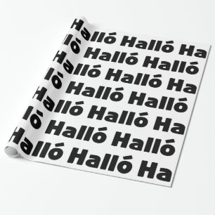 Íslenska-Hejen på isländska Halló Presentpapper