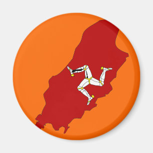 Isleofman flaggakarta magnet
