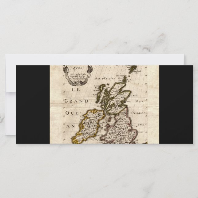 Isles Britanniques - 1700 Nicolas Fils Sanson Kart (Framsida)