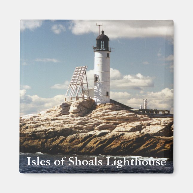 Isles of Shoals Lighthouse, New Hampshire Magnet (Framsidan)