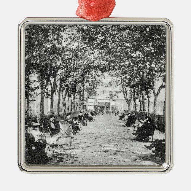 Islington grönt, c.1900 julgransprydnad metall (Framsidan)