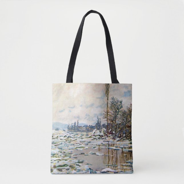 Islossningen av Claude Monet Tygkasse (Framsida)